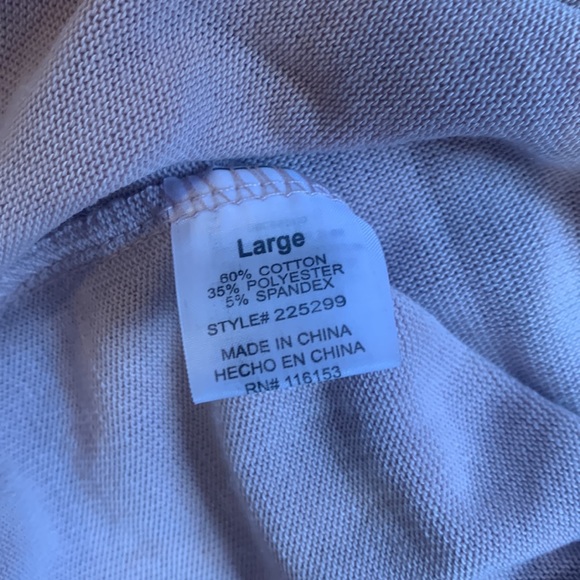 NWT Juniors Poof! Brushed Contrast Drop Raglan Sleeve Top in Pink and Grey - Picture 6 of 8